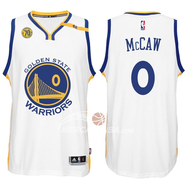 Maglia NBA McCaw Golden State Warriors Blanco